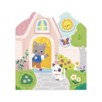 Książeczka do wyklejania z naklejkami Dom 18m+ / Janod