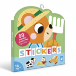 Duże naklejki wielorazowe 50 szt. Farma 18m+ / Janod