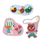 Duże naklejki wielorazowe 50 szt. Wiosna 18m+ / Janod