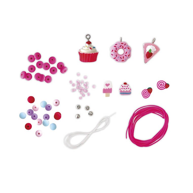 Zestaw kreatywny do tworzenia biżuterii Słodkości 6+ / Janod