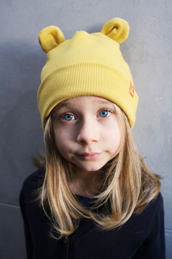 Czapka Puchatka - fuksja / Benni