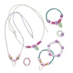 Zestaw kreatywny do tworzenia biżuterii ze szkatułką do przechowywania Wróżki Magic Fairies 6+ / Janod