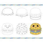 Zestaw kreatywny Rysowanie krok po kroku z brokatowymi markerami 20 rysunków i kolorowanek 6+ / Janod