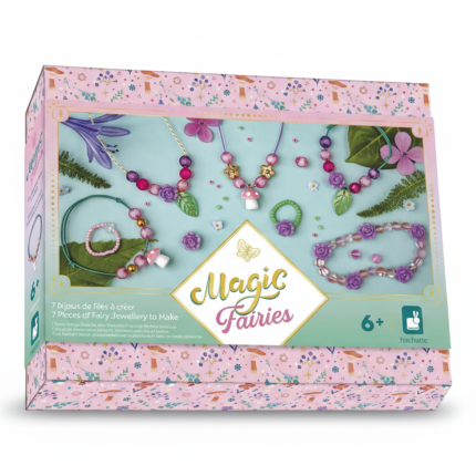 Zestaw kreatywny do tworzenia biżuterii ze szkatułką do przechowywania Wróżki Magic Fairies 6+ / Janod