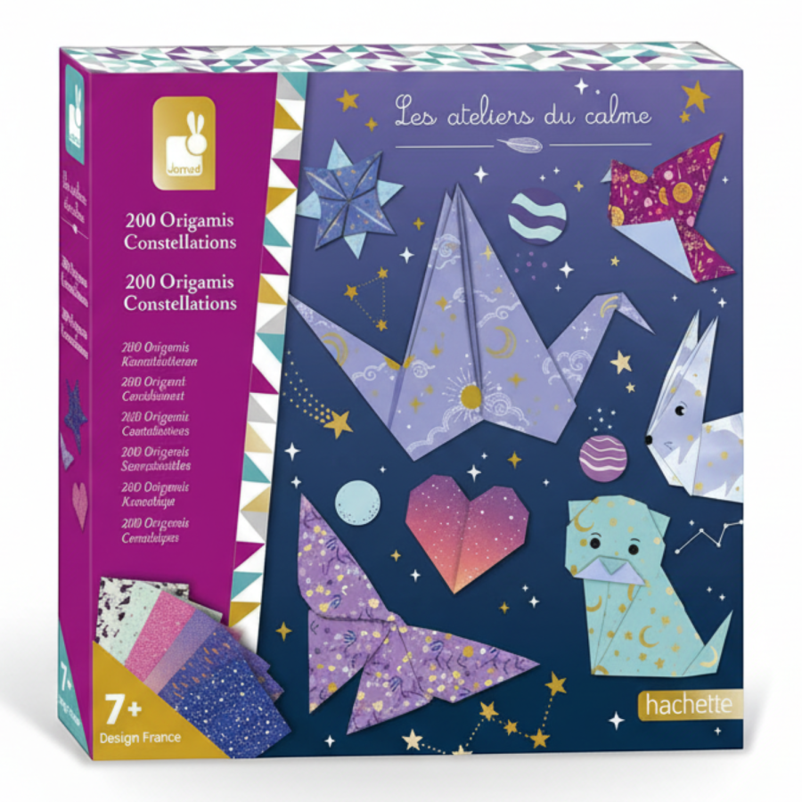 Zestaw kreatywny do tworzenia origami Konstelacje 200szt. 7+ / Janod