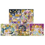 Zestaw kreatywny Metalowe naklejki do wytłaczania Bollywood 7+ / Janod