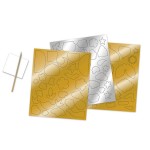 Zestaw kreatywny Metalowe naklejki do wytłaczania Bollywood 7+ / Janod