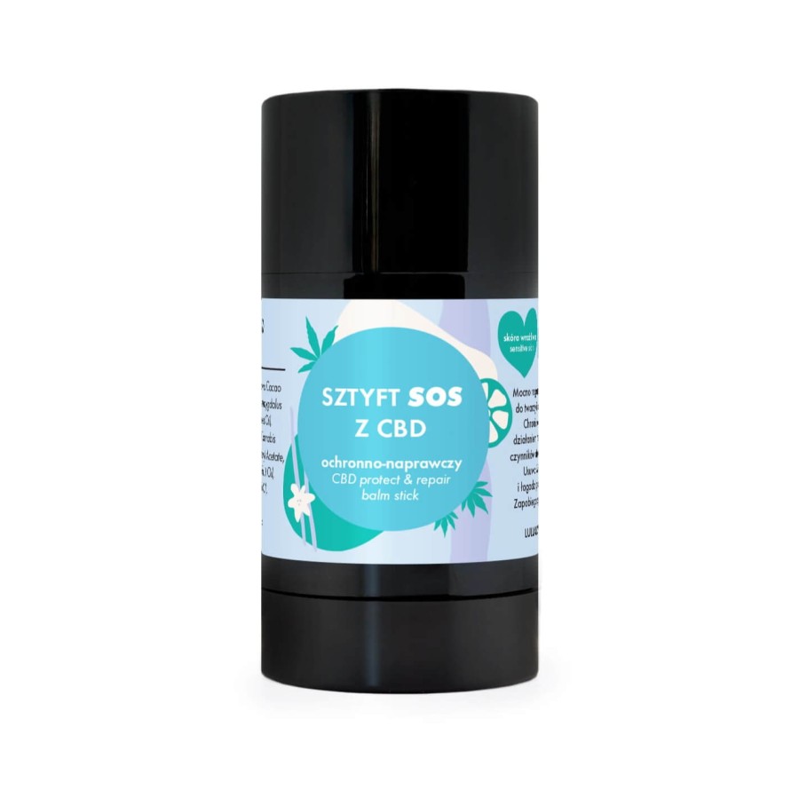 Ochronno-naprawczy sztyft SOS z CBD do twarzy i ciała, 50 ml / Lullalove