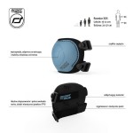 Zestaw ochraniaczy dla dzieci XXS Steel / Scootandride