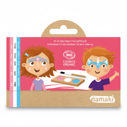 Farby do malowania twarzy KSIĘŻNICZKA i JEDNOROŻEC, 3 x 2,5 g, COSMEBIO / Namaki