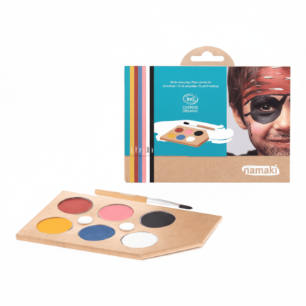 Farby do malowania twarzy TĘCZA, 6 x 2,5 g, COSMEBIO / Namaki