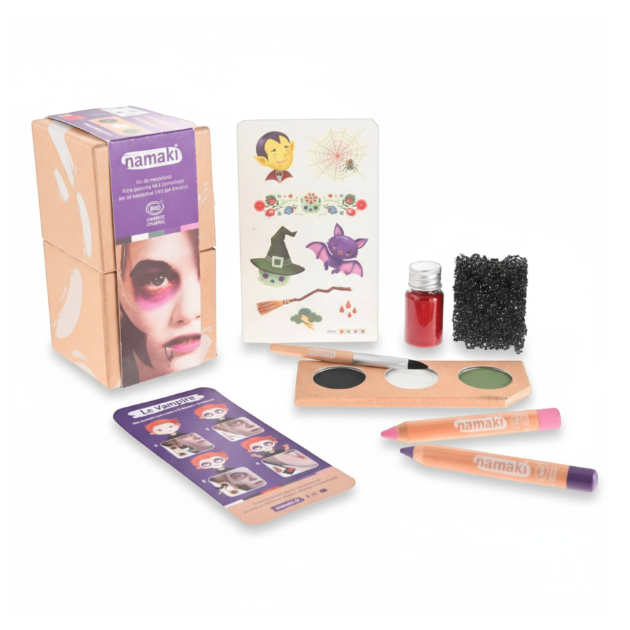 Straszne Pudełko, zestaw do makijażu dla dzieci na Halloween / Namaki