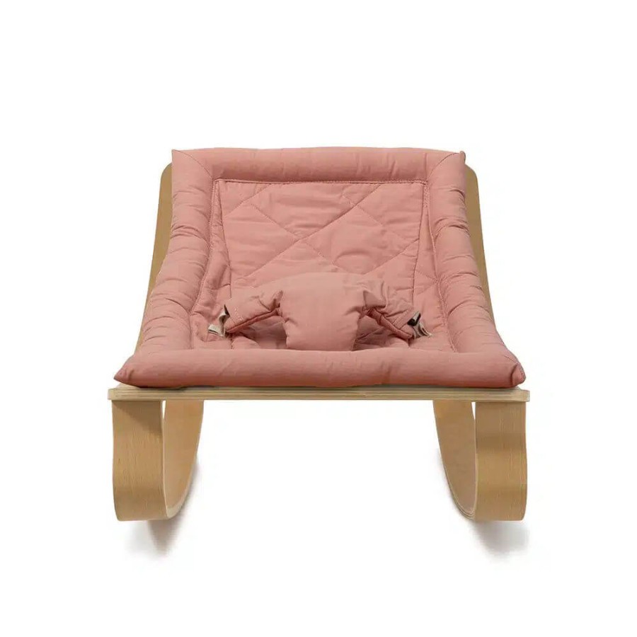 Leżaczek Levo buk Organic Bois de Rose / Charlie Crane