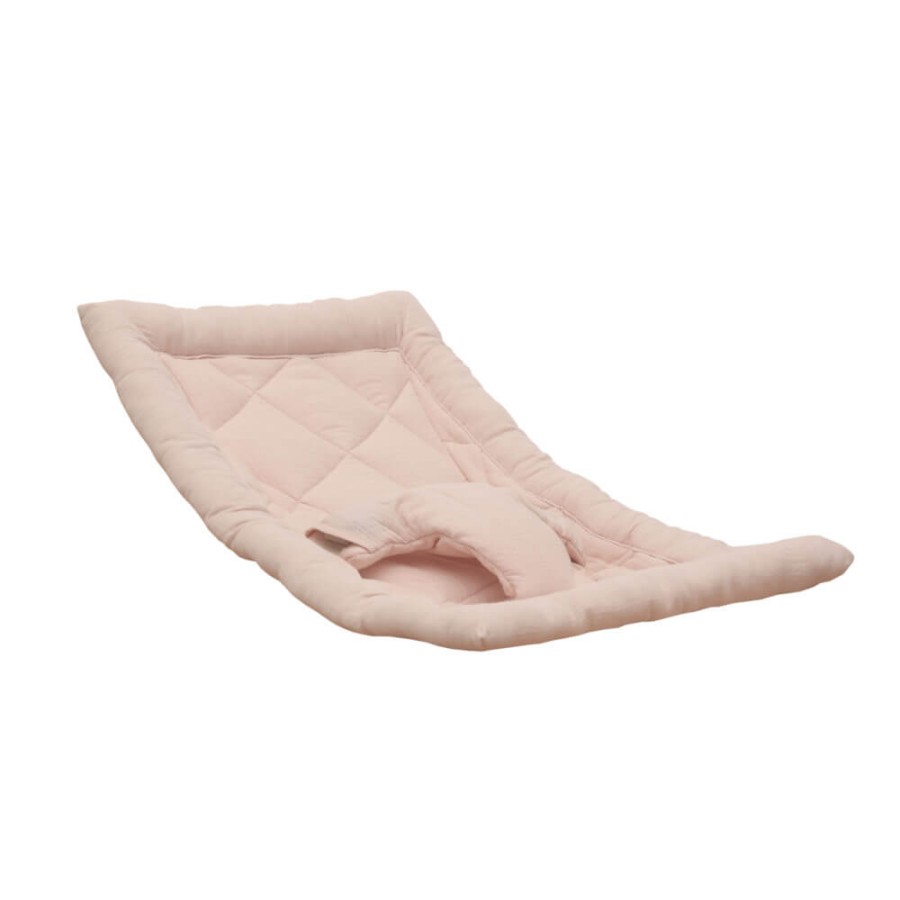 Leżaczek Levo buk Organic Nude pink / Charlie Crane