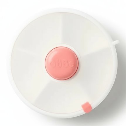 SNACK SPINNER pojemnik na przekąski, Coral Pink / GOBE