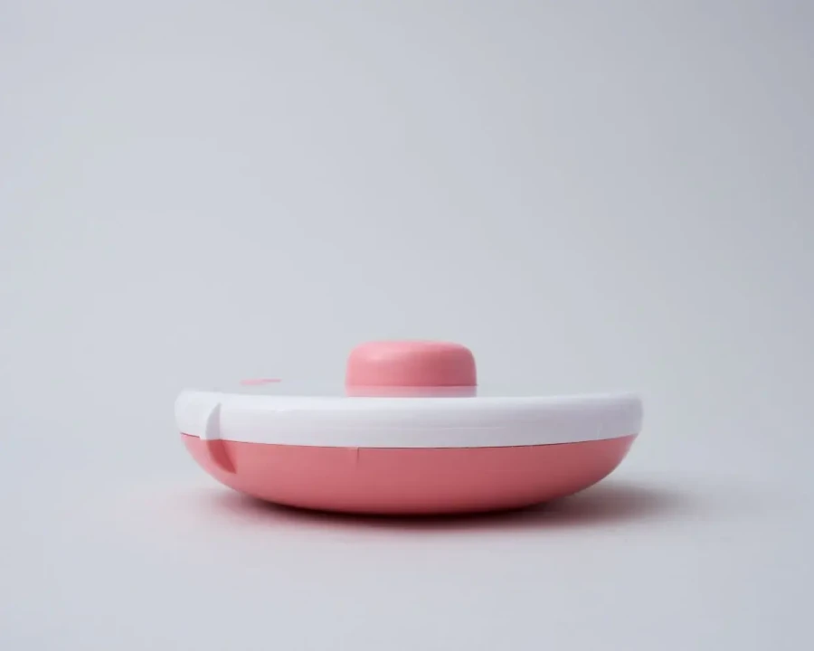 SNACK SPINNER pojemnik na przekąski, Coral Pink / GOBE