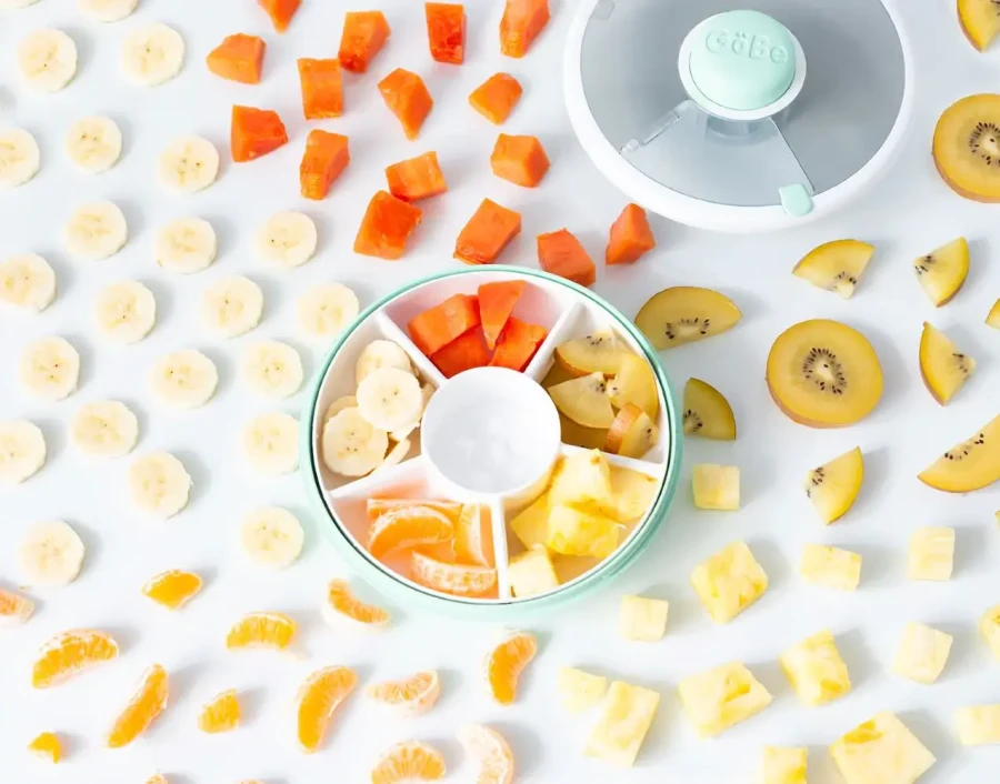 SNACK SPINNER pojemnik na przekąski, Mint Green / GOBE