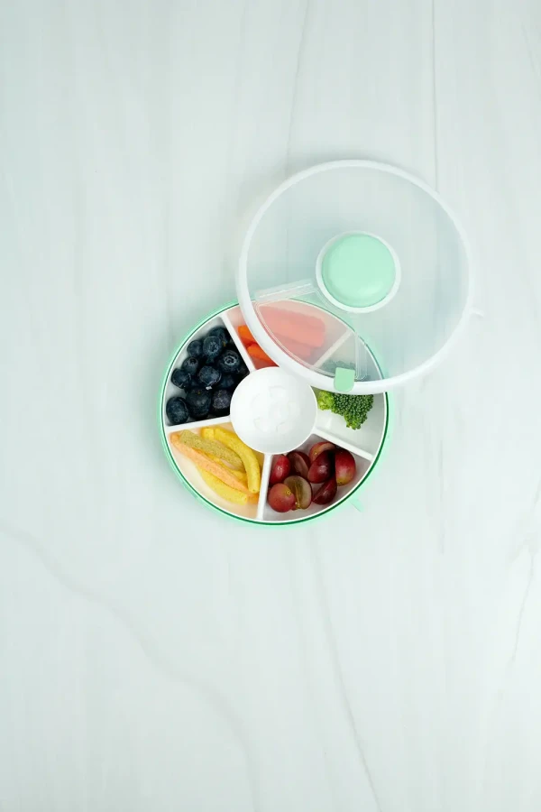 SNACK SPINNER pojemnik na przekąski, Mint Green / GOBE