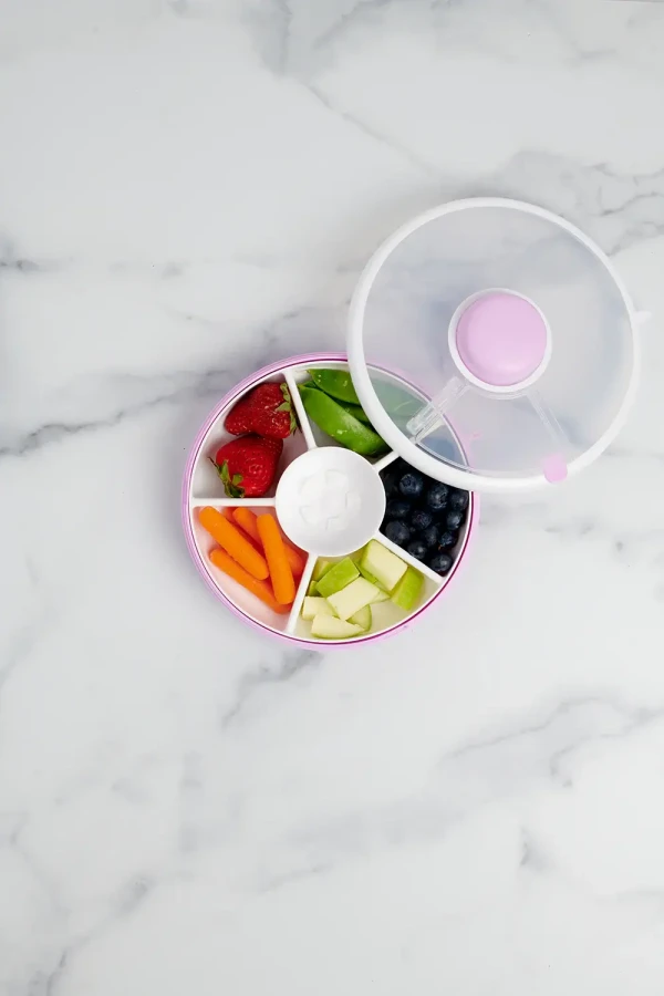 SNACK SPINNER pojemnik na przekąski, Taro Purple / GOBE