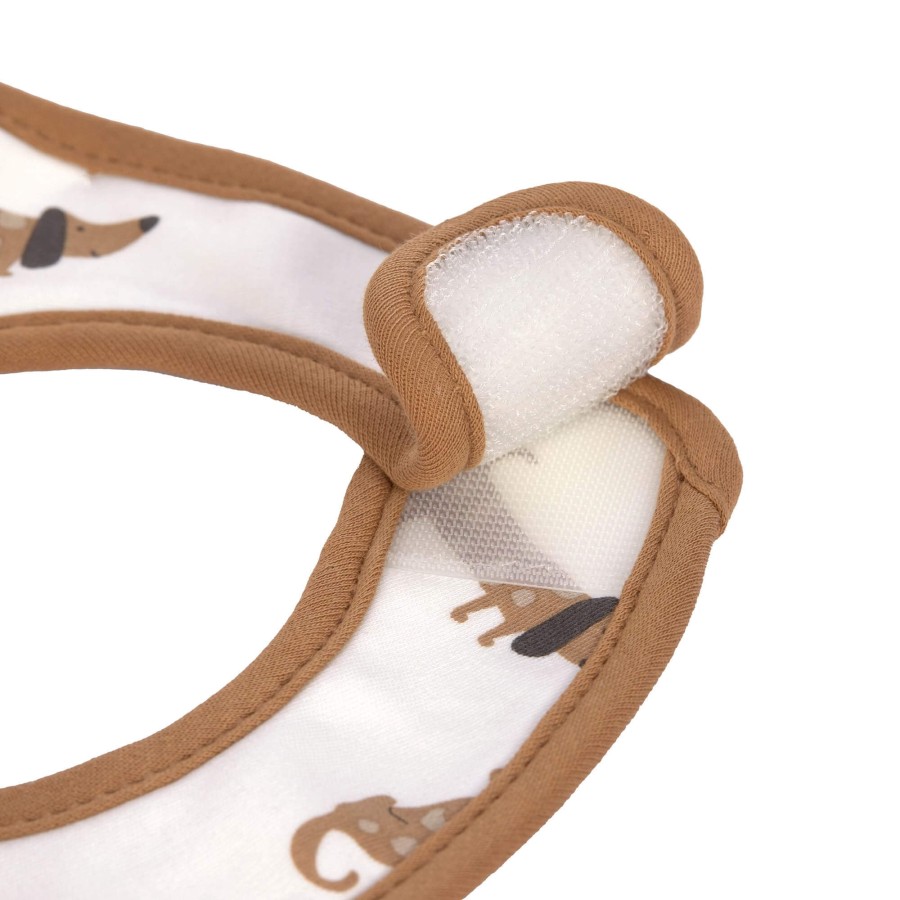 Materiałowe śliniaki Little Mateys, 5 szt. - royal blue / Lassig