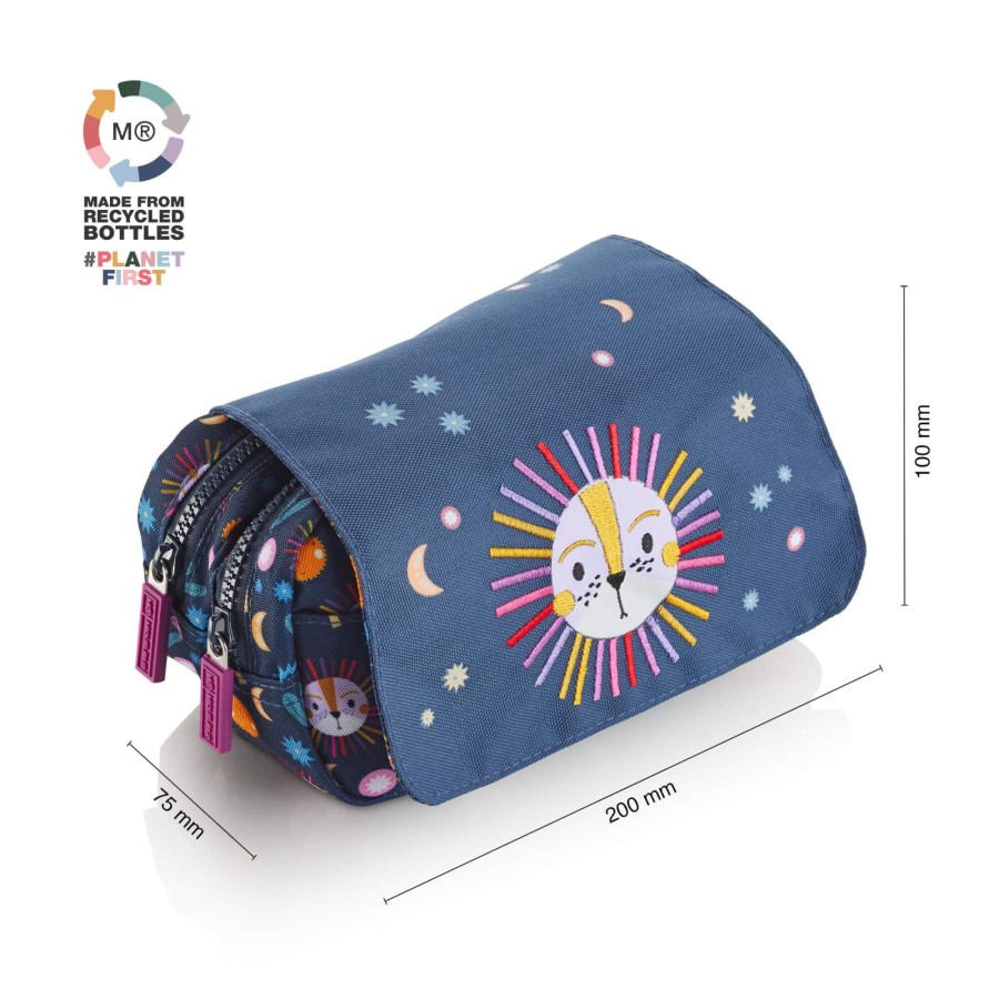 Piórnik z klapką - Dinozaur świecący w ciemności / Miquelrius