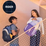 Plecak trzykomorowy Amsterdam Rider Violet 28L / Miquelrius