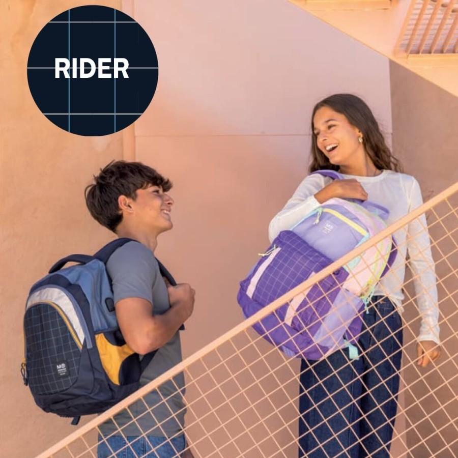 Plecak trzykomorowy Amsterdam Rider Violet 28L / Miquelrius