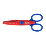 Kreatywne nożyczki szkolne do cięcia wzorków, 3 szt. / Apli Kids