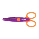 Kreatywne nożyczki szkolne do cięcia wzorków, 3 szt. / Apli Kids