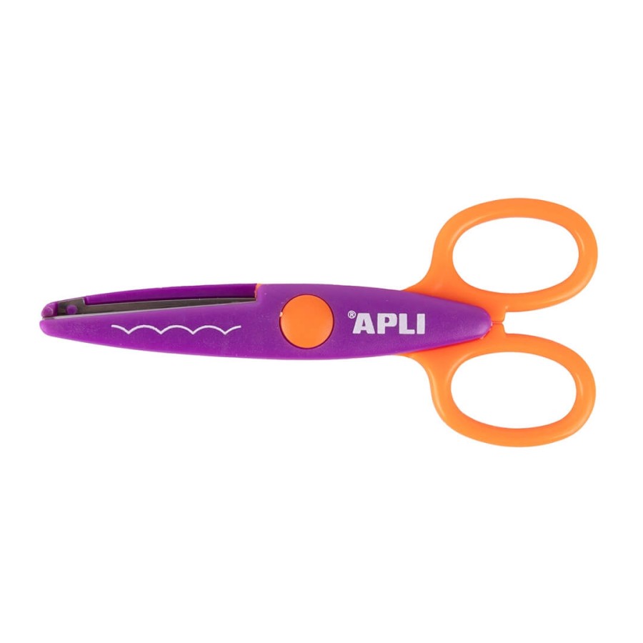 Kreatywne nożyczki szkolne do cięcia wzorków, 3 szt. / Apli Kids