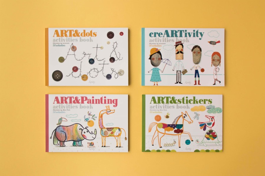 Zeszyt - kolorowanka - wyklejanka do kreatywnej zabawy, Art&Stickers / Londji