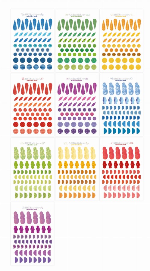 Zeszyt - kolorowanka - wyklejanka do kreatywnej zabawy, Art&Stickers / Londji