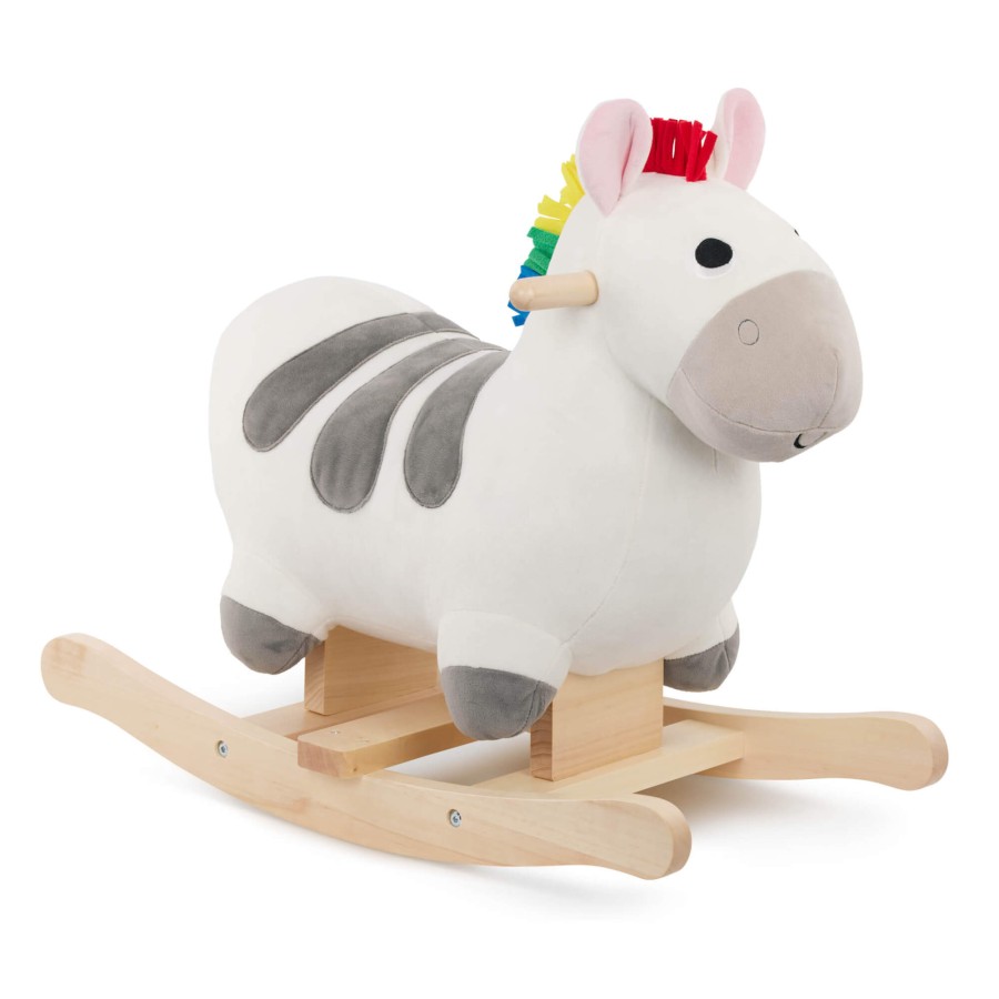 Rockin’ Zebra – pluszowa ZEBRA na biegunach / B.Toys Battat
