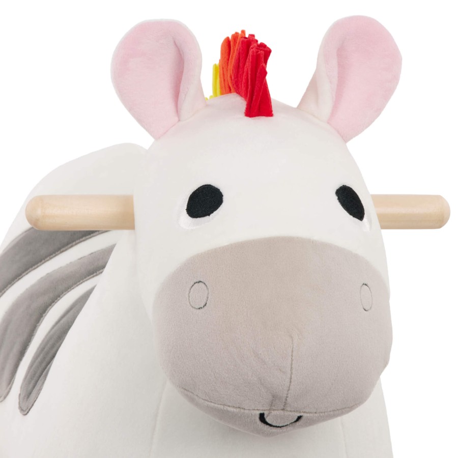 Rockin’ Zebra – pluszowa ZEBRA na biegunach / B.Toys Battat