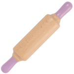 Drewniany wałek do ciastoliny - Fioletowy / ChildGen
