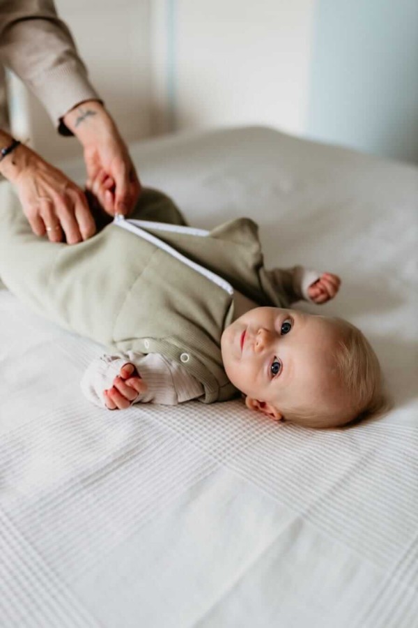 Ocieplany Otulacz Śpiworek 2w1 - Khaki / Sleepee