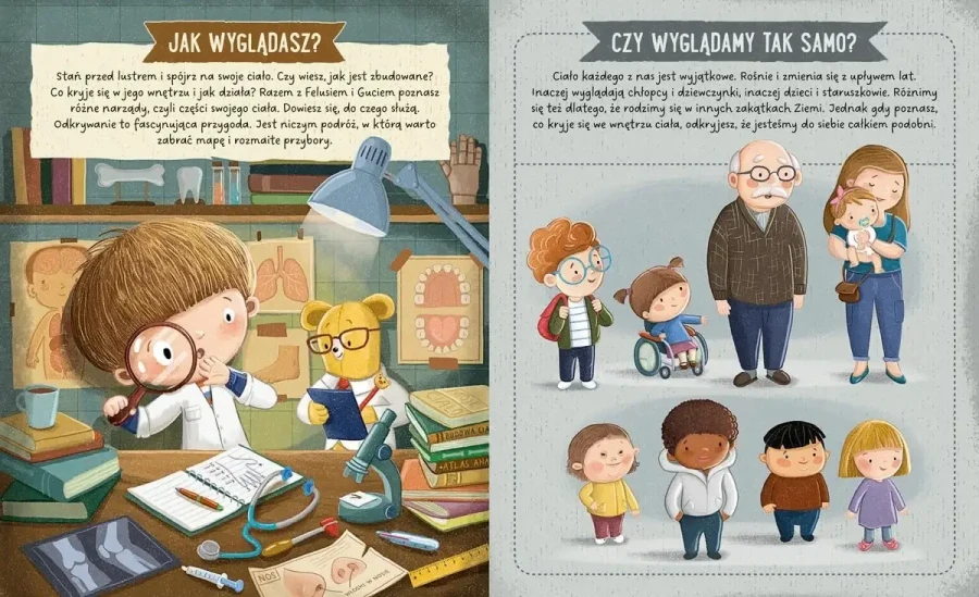 Feluś i Gucio odkrywają... Ciało człowieka / Nasza księgarnia