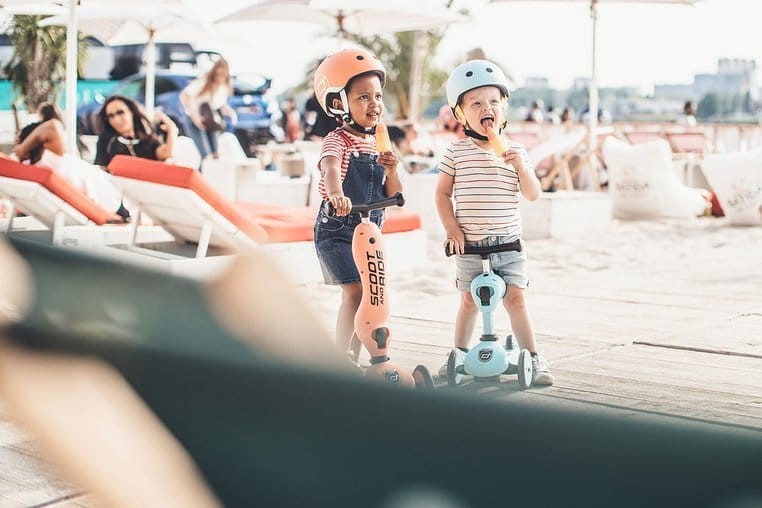 Highwaykick 1 2w1 Jeździk i hulajnoga 1-5 lat Peach kolekcja Icecream 2020 / Scootandride