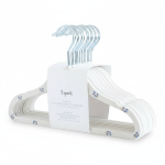 Wieszaki Welurowe dla Dzieci Blueberry Cream 15 szt. / 3 Sprouts