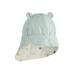 Letni dwustronny kapelusz Gorm: Aviator, ecru / Liewood