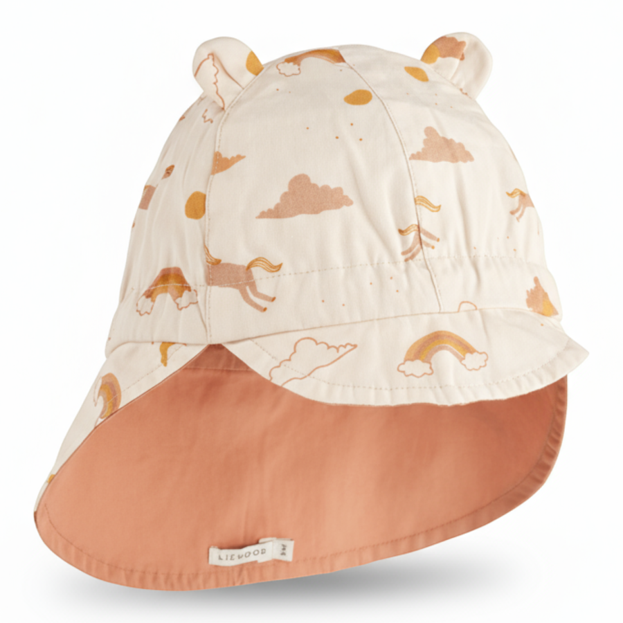 Letni dwustronny kapelusz Gorm: Dream, ecru / Liewood
