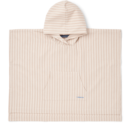 Ponczo Kaiden - Stripe sorbet rose, Creme de la creme / Liewood