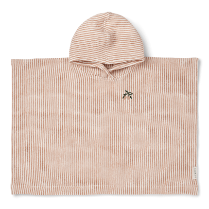 Ponczo Paco - Stripe tuscany rose, creme de la creme / Liewood