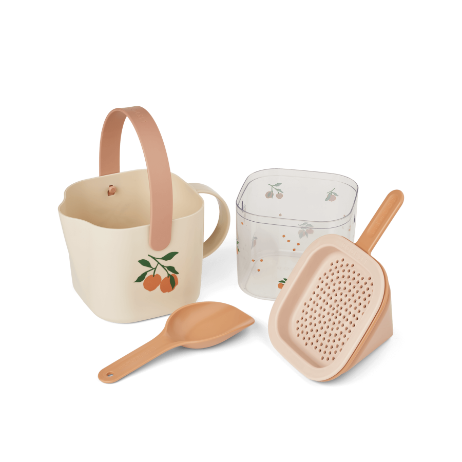 Zestaw do piasku Roald - peach, sea shell / Liewood