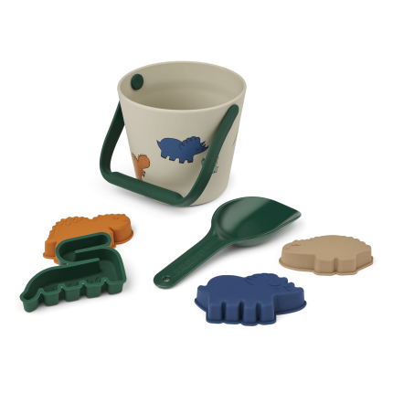 Zestaw do piasku Gilma - dinosaurs, mist / Liewood