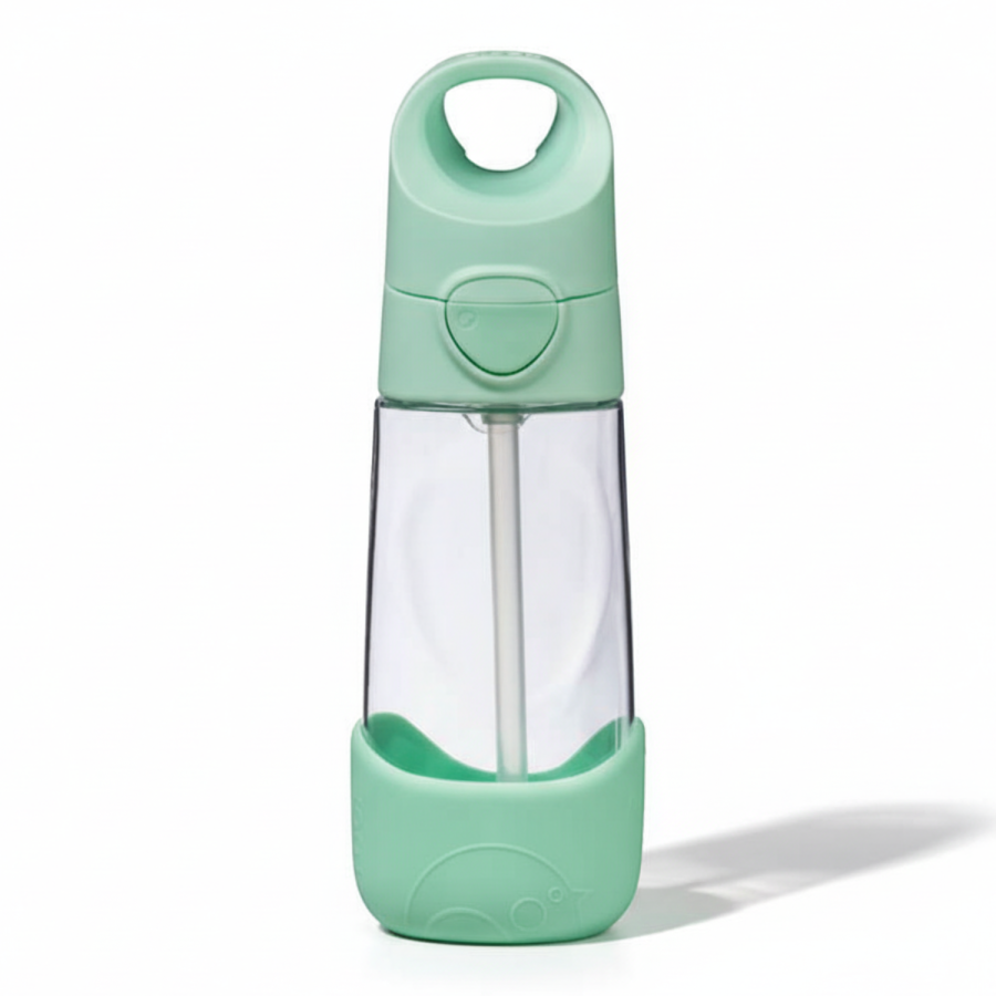 Tritanowa butelka ze słomką Spearmint / b.box