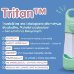 Tritanowa butelka ze słomką Spearmint / b.box