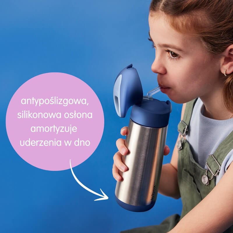 Termobutelka ze słomką Blush Crush / b.box