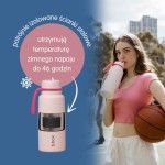 Butelka termiczna ze składanym ustnikiem, termos ze stali nierdzewnej - Midnight, 1l / b.box