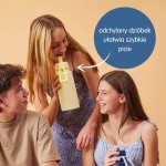 Butelka termiczna ze składanym ustnikiem, termos ze stali nierdzewnej - Midnight, 1l / b.box